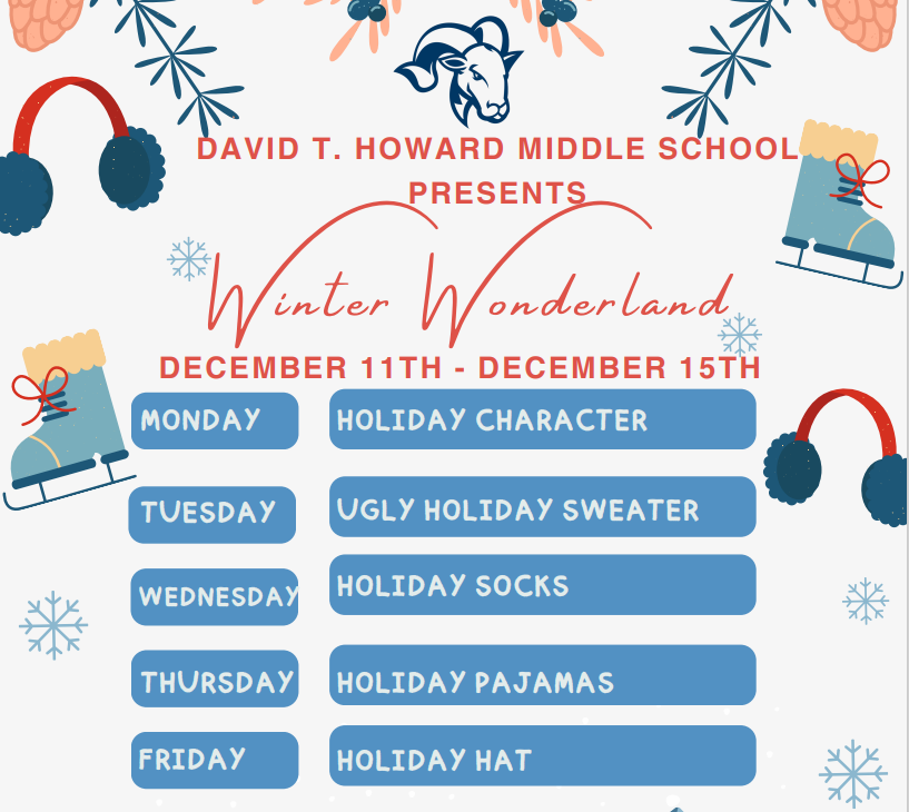  Winter Wonderland Spirit Week